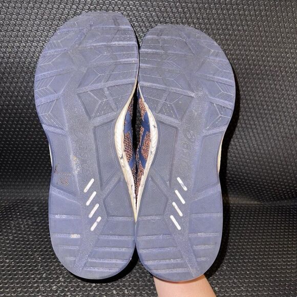 Asics HyperGel-Yu Peacoat Orange Blue Running Shoes Sneakers Men’s Size 10.5 - Picture 7 of 8